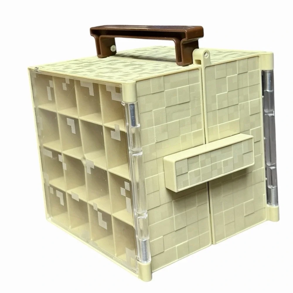 Minecraft Collector Case Storage Cube Lot Mini Action Figures Mattel 2016 Toy
